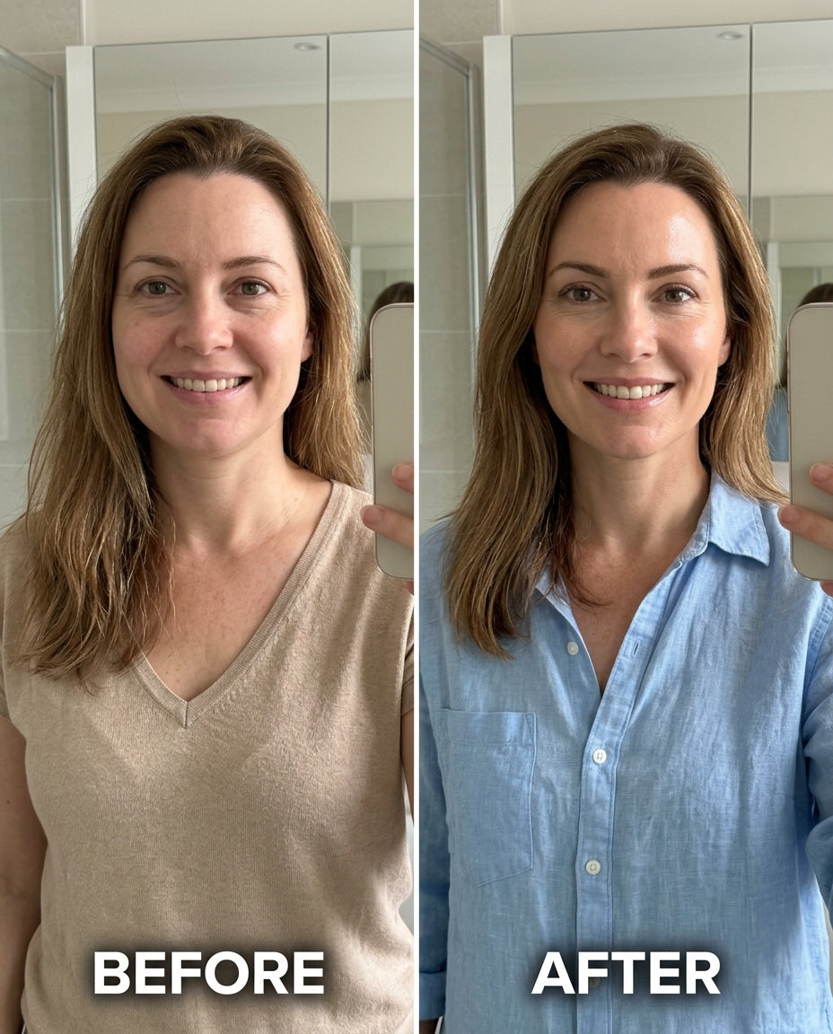 Before and after result